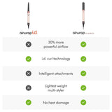 Airwrap i.d.™ Multi-Styler and Dryer – Bluetooth Connected 6-in-1 Hair Styler for Straight & Wavy Hair – Amber Silk