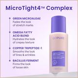 Tighten & Smooth Belly Cream – Firming Body Cream with MicroTight4 Complex, Hyaluronic Acid & Shea Butter – 4.25 oz