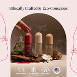 Kitsch Hair Perfume for Women Set (2 x 50mL) – Warm Sugar & Oak + Amber Hair & Body Mist, Odor-Eliminating Hair Fragrance Spray, Long-Lasting Fresh Scent, Vegan & Cruelty-Free