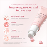 Retinol & Salmon PDRN Eye Serum for Fine Lines, Firming & Puffiness Reduction