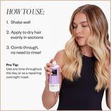 Overnight Bond Repair Hair Spray – Leave-In Treatment for Damaged, Color-Treated & Frizz-Prone Hair