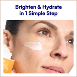 Vitamin C Brightening Face Moisturizer with Tri-Peptides for Hydration, Glow & Elasticity Support